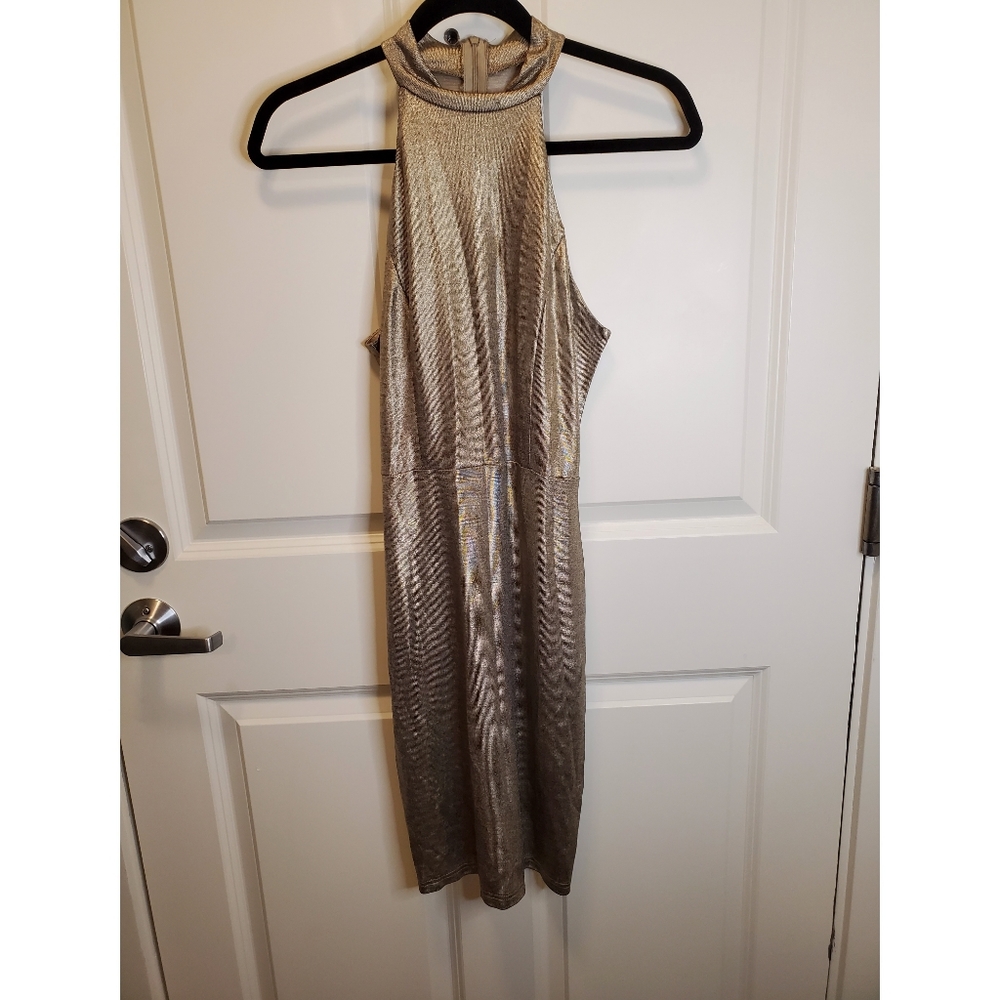 Special Occasion Going out Dress Size Medium Color Copper/Gold